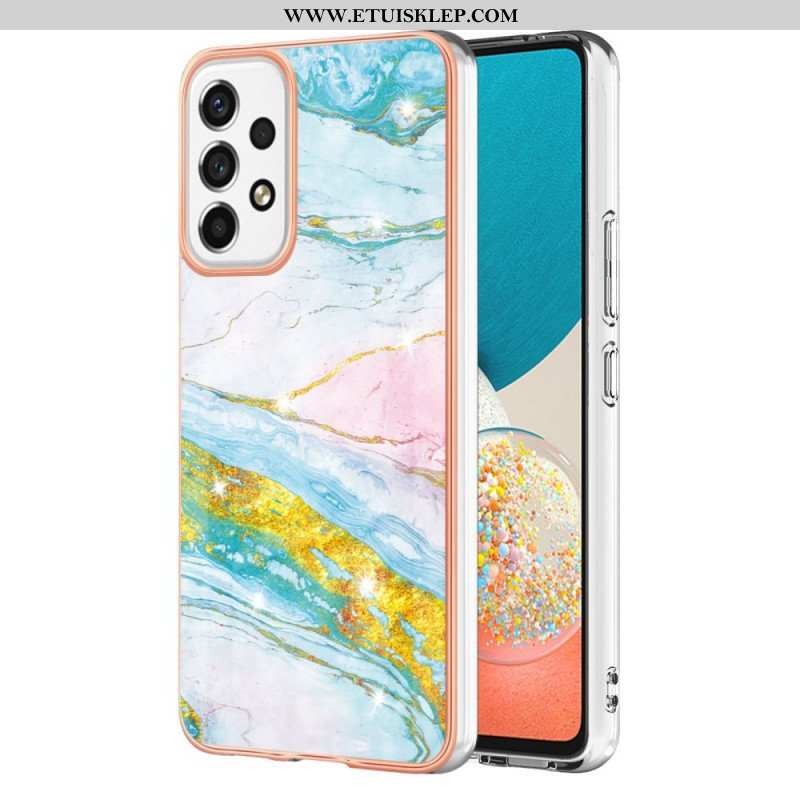 Etui do Samsung Galaxy A53 5G Silikonowy Elastyczny Marmur